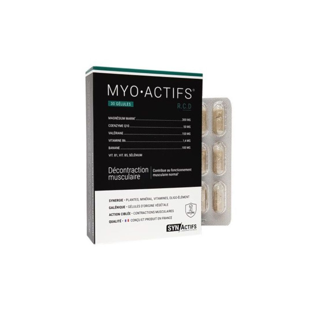 image Synactifs Myo Actifs Décontraction Musculaire 30 gélules